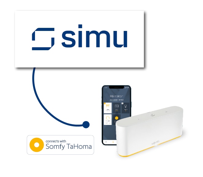 SIMU Hz and BHz products and accessories become compatible with TaHoma®  switch of Somfy - Simu